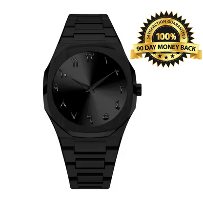 Black Arabic Dial Men's Watch – 40mm